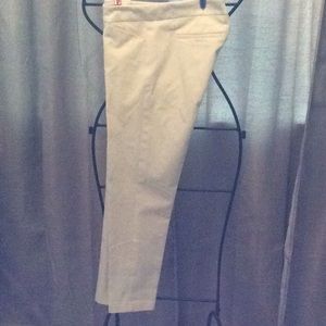 Cream skinny pants